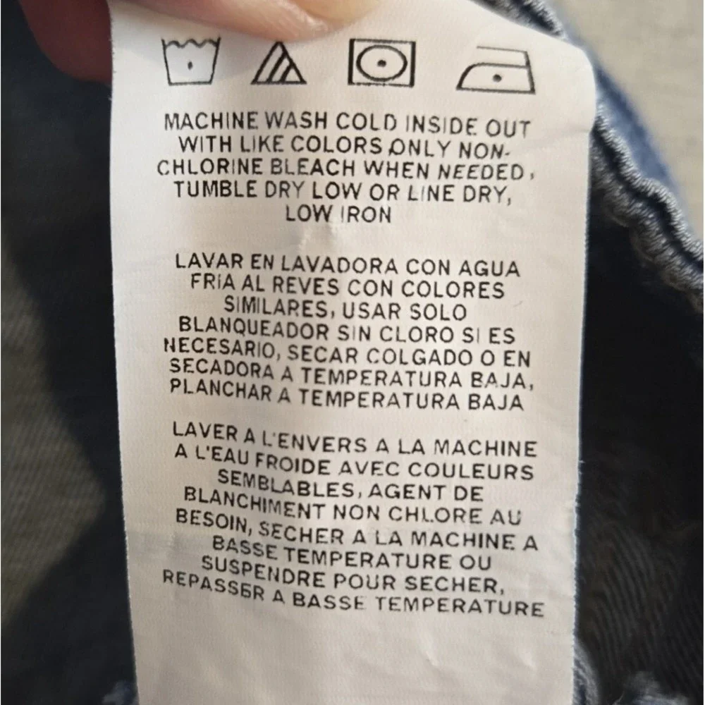 Lee Premium Women's Wide Leg Capri Jeans High Rise Stretch  34" X 24" Size 18 - Picture 12 of 12